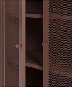Бордо метално шкафче 70x100x40 cm Fayna – Marckeric
