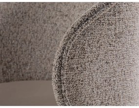 Бежово кадифено кресло Inez – Micadoni