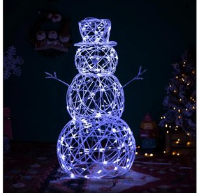 Brilagi- Външна коледна LED украса LED/3,6W/31/230V 6500K 60cm IP44 снежен човек