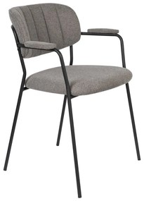 Светлосиви трапезни столове в комплект от 2 Jolien - White Label