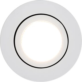 Вграден прожектор бял 6,8 см с LED 750 lm димируем IP65 - Gaius