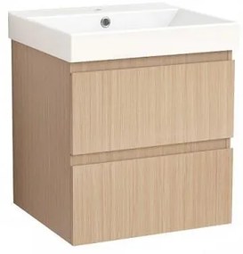 Конзолен PVC шкаф ALETTA-50 6037-50+УМИВ. 5953W-51CM, Inter Ceramic, 49x50x45см