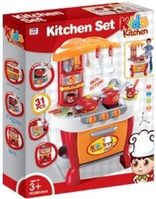 Buba - Little Chef детска кухня червена 008-801А