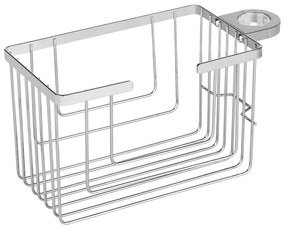 Рафт за баня без пробиване от неръждаема стомана в блестящо сребрист цвят Valognes – Wenko