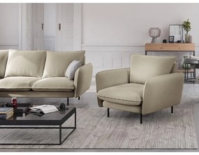 Кресло от бежово кадифе Vienna - Cosmopolitan Design