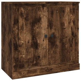 816189 vidaXL Сайдборд, опушен дъб, 70x35,5x67,5 см, инженерно дърво