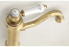 Стояща батерия за мивка в бронзов цвят Vienna – Sapho