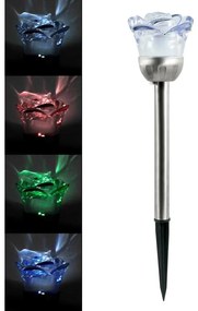 LED RGB соларна лампа ROSE LED/1,2V 100 mAh IP44