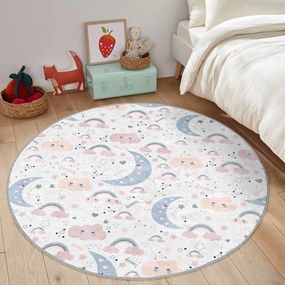 Светлосив детски килим ø 120 cm Comfort - Mila Home