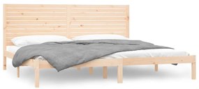 3104623 vidaXL Рамка за легло, масивно дърво, 180x200 см, Super King Size