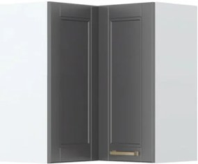 Висящ ъглов шкаф Tahoma V7-UG-2K-Graphite