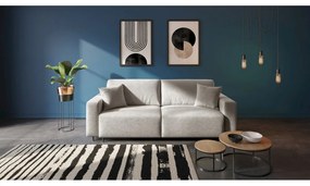 Кремав разтегателен диван 237 cm Hesto – Ghado