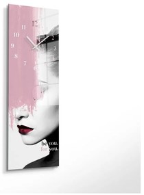 Стъклен стенен часовник Be you - Styler