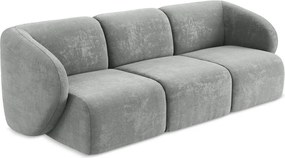 Сив шенилов диван 244 cm Lani – Makamii
