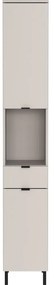 Кремав висок тесен шкаф за баня 30x190 cm Arcena – Germania