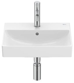 Компактен умивалник за стенен монтаж, A327682000, Roca, керамика, бял гланц, 45x36x15см