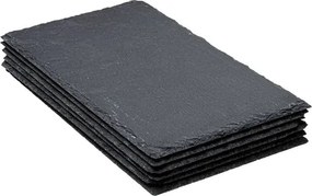 Чинии от шисти Secret de Gourmet, 6 броя, 18x30см