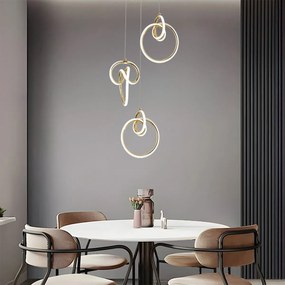 Висяща LED лампа G072-3CPR Gold