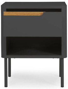 Антрацитно сиво нощно шкафче Switch - Tenzo