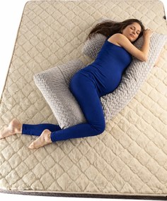 Възглавница за бременни с коноп и пълнеж от вълна Medico Hemp&Wool