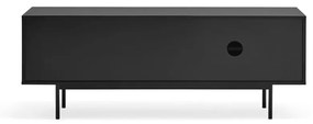 Черна маса за телевизор от дъб 140x52 cm Sierra - Teulat