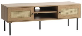 Маса за телевизор от декор от дъб в естествен цвят 120x43 cm Pensacola – Unique Furniture