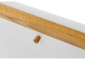 Бяла маса за накланяне, монтирана на стена Brenta - Woodman