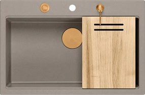 гранитна мивка MARC 110 WORKSTATION Beige