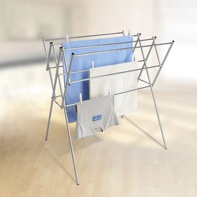 Сушилня за дрехи в блестящо сребрист цвят 8 m – Wenko