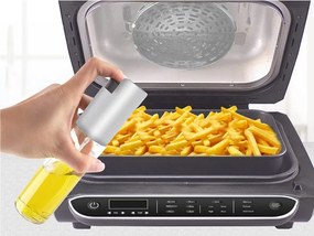 Разопакован: Мултифункционална скара/барбекю 8в1 Beper P101FRI080, 1700W, 8 функции, 3.8 L, 230 C, Черен