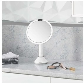 Козметично огледало със светлина/увеличително (5x) ø 20 cm Sensor – simplehuman