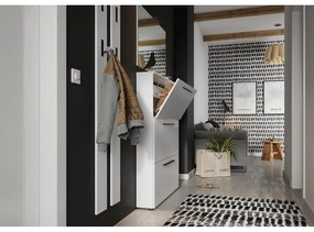 Бял шкаф за обувки с панти Utah - Germania