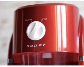 Ледотрошачка Beper BG.200Y, 25W, За скрежина, 1.1 L, Стоманени ножове, 2 режима, Червен металик