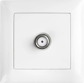 Антенна Розетка с Рамка OSTE JNH012-G WHITE