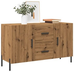 857321 vidaXL Сайдборд, дъб артизан, 100x36x60 см, инженерно дърво