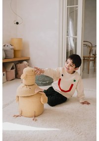 Жълта текстилна детска кошница за играчки ø 13x15 cm Mini Charlie the Chicken – Lorena Canals