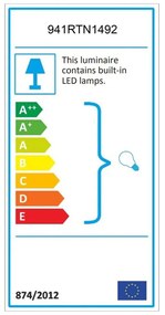 LED стенна лампа в златисто Flüt – Opviq lights