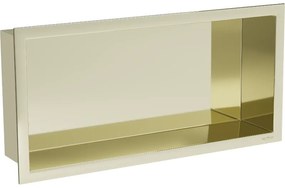 Mexen X-Wall-R стенен рафт с яка 45 x 20 см, златен - 1950452010