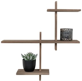 Двуетажен рафт от борова дървесина в естествен цвят Gavi - House Nordic