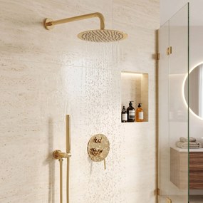 ДУШ СИСТЕМА за вграждане Rea Lungo L. Gold + BOX