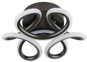 Globo 67386-24A - LED таванно осветително MELISAND LED/24W/230V Ø26 см черно