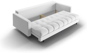 Светлосив разтегателен диван с място за съхранение 222 cm Bali – Cosmopolitan Design