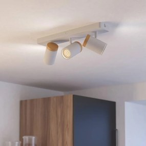 Eglo 300004 - Спот за баня CONSUMA 3xGU10/3W/230V IP44 бяло/бежово