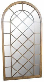 Стенно огледало DKD Home Decor Дървен MDF (90 x 3,5 x 160 cm)