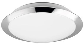 LED осветително тяло за таван в лъскаво-сребрист цвят ø 29 cm Umberto - Trio