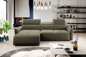 Ъглов диван Morello Mini-Xaki-Left