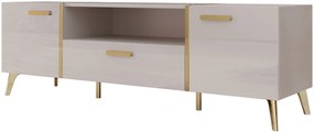 ТВ стойка Picru 2D1SZ-Бяло Gualistero