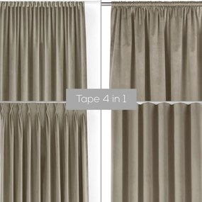 Бежова затъмняваща завеса 140x270 cm Velto – Filumi