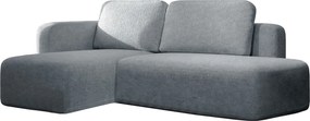 Ъглов диван Cozy-Сиво-Ляв