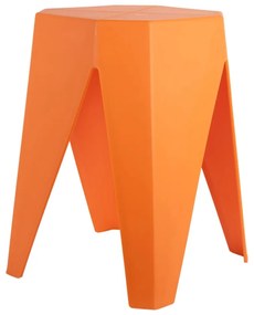 Оранжев пластмасов стол Cherish – Leitmotiv